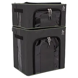 Комплект боксів-органайзерів складаних Bo-Camp Box Set M+L Anthracite (1709280) - мініатюра 3