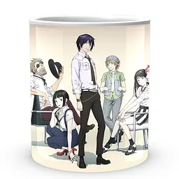 Кухоль GeekLand Noragami Бездомний Бог Ято у школі з друзями NRG 02.007 330 мл білий - мініатюра 2