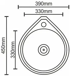 Кухонна мийка Platinum 4539 декор (SP000017247) - мініатюра 7