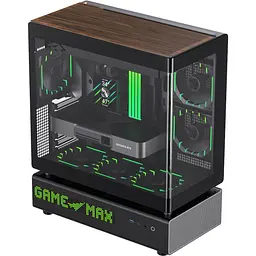 Корпус GameMax N90 Tempered Glass без БЖ Black (N90 BG) - мініатюра 3