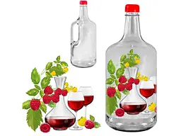 Бутиль FARGLASS 1,75л з кришкою