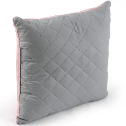 Подушка Руно 40х40 декоративна Pink and Grey ромб (311.55_Pink and Grey ромб) - мініатюра 2