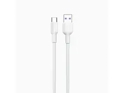 Кабель Aspor A082 Silicone USB – Type-C 5A/1м White