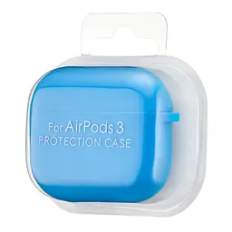 Чохол Silicone Case 2,5mm with microfiber for AirPods 3 Wave синій - мініатюра 2