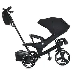Велосипед El Camino ME 1162 VECTOR Black 3 кол. PU(12/10) оберт.сид.,гальма, скл.кермо, USB/BT, світло, сумка, чорний (6903317634606) - мініатюра 7