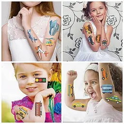 Набір тимчасових тату "Транспорт №1" Fresh Tattoo transport-tattoo-1-10, 10 штук, розмір 12 х 7 см - мініатюра 6