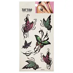 Тимчасове татуювання Метелики Tattoo 1020-HM343