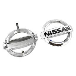 Емблема решітки задня для Nissan Хром 140х120 мм Пластик (Завод) - мініатюра 2