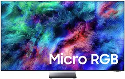 Телевізор Samsung 75" Micro RGB 4K 100Hz (up to 144Hz) Smart Tizen Black