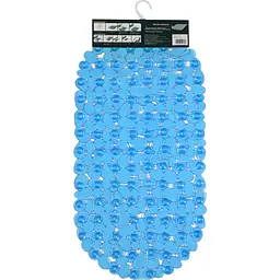 Килимок для ванної Eco Fabric Камінці 66х34 см прозоро-синій (6634-002) - мініатюра 4