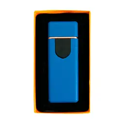 Електронна запальничка спіральна USB ZGP ABS Синя багаторазова запальничка - мініатюра 4