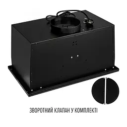 Витяжка повновбудована PERFELLI DESIGN FILINI 5 NERO - мініатюра 13