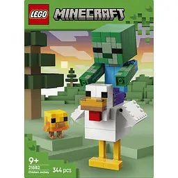 Конструктор LEGO Minecraft Курячий Жокей 344 деталі (21582)