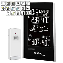 Метеостанція Technoline WS9060 Black/Silver (WS9060) - мініатюра 9