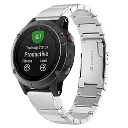 Ремінець ArmorStandart Metal для Garmin 26 mm Silver (ARM85710) - мініатюра 2