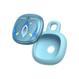 Bluetooth-трекер для пошуку речей UGREEN FineTrack Mini2 FT205 AirTag пошукова мітка для Apple Find My без підтримки Android зі звуковим пошуком зі сповіщенням про залишену річ з режимом втрати із захистом від води та пилу IP68 зі світінням у темряві із заявленим строком роботи батареї 5–7 років з незмінною батареєю без перезаряджання бірюзово-синій з різнокольоровим малюнком (95900SR)