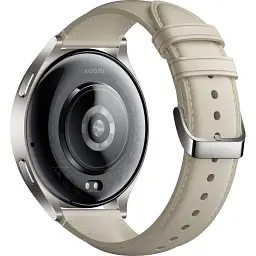 Смарт-годинник Xiaomi Watch 2 Titan BHR9306GL Gray Case White Leather Strap (1093970) - мініатюра 4