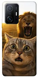 Чохол Demsky Shocked cat and lion для Xiaomi 11T / 11T Pro