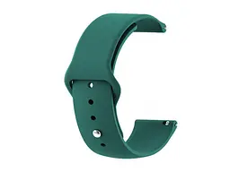 Силіконовий ремінець BeCover Для Xiaomi Mi KW66/Mi Watch Color/Haylou LS01/Haylou LS02 (706366) Dark-Green