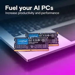 Модуль пам'яті Crucial DDR5 32GB 6400Mhz CSODIMM CL52 (CT32G64C52CS5) - мініатюра 6
