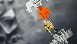 Клавіатура бездротова Hator Rockfall 3 Mecha TKL Wireless Помаранчево-чорний (HTK850UA) - мініатюра 9