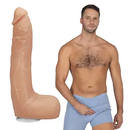 Фалоімітатор Doc Johnson Signature Cocks Dan Damage 10 inch UltraSkyn - мініатюра 3