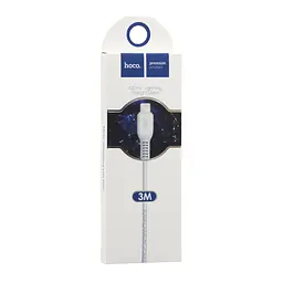 Кабель Hoco X20 Flash Lightning charging cable ( L-2M ) White - мініатюра 2