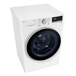 Пральна машина LG фронтальна 105 кг 1400 A+++ 57 см дисплей пара інвертор білий - мініатюра 7