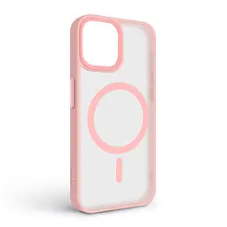 Чехол для Apple iPhone 15, Uniq MagCase, розовый, противоударный, панель-накладка с MagSafe, ударопрочный TPU+PC, с магнитом MagSafe, поддержка полноценной беспроводной зарядки, ArmorStandart (ARM75287) - мініатюра 2