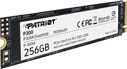 Накопичувач SSD Patriot P300 M.2 2280 PCIe NVMe 3.0 x4 3D TLC 256GB (P300P256GM28) - мініатюра 2