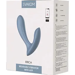 Вібратор Svakom Erica Dusty Blue (SO8978) [117609] - мініатюра 7