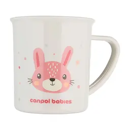 Кружка дитяча Canpol babies Cute Animals пластикова рожева (4/413_pin2)