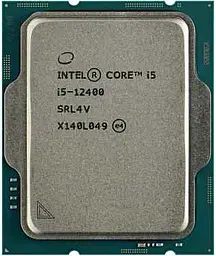 Процесор Intel Core i5 12400 (CM8071504555317) (Socket 1700, 12T, 4.4 ГГц, Tray)