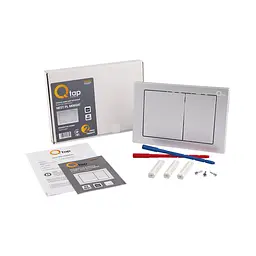 Клавіша змиву Qtap Nest QT0111M06029SAT, Хром матовый - мініатюра 5
