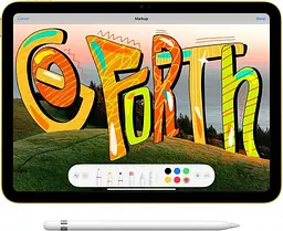 Планшет Apple iPad 10.9 (2022) Wi-Fi + Cellular 256GB Yellow (MQ6V3) [74819] - мініатюра 5