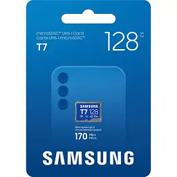 Карта пам'яті Samsung MICRO SDXC T7 128GB, U3, V30, A2 до 170 Мб/с (MB-MB128T/WW) - мініатюра 4