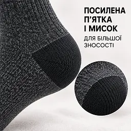 Універсальні чоловічі шкарпетки махрові розмір 39-46 Solve — термо-шкарпетки , 5 пар, KT9004102 - мініатюра 7