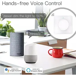 Розумний вимикач Tuya Smart WiFi Dimmer White ZSWKD [109125] - мініатюра 7