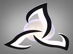 Стельовий світильник LED Diasha 8146/3BK, 45W, 3200K-6500K, чорний метал, сучасний стиль для дому - мініатюра 2