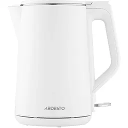 Ardesto Електрочайник EKL-X50 1.5 л 2200 Вт підвійні стінки Strix контроль білий