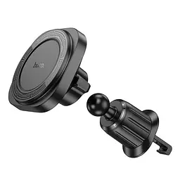Автотримач Hoco H28 Rainbow ring magnetic (air outlet) Black - мініатюра 2