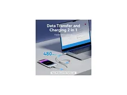 Кабель Lightning Vention 1.0m PD27W PVC blue (LAKSF) - мініатюра 3