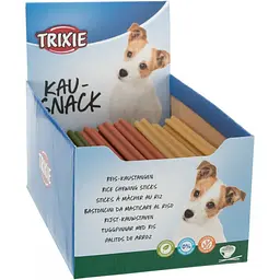 Ласощі для собак Trixie Rice Chewing Stick, рисові палички, 23 см, 100 г, 40 шт.