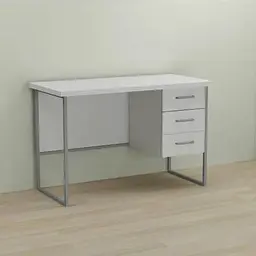 Комп'ютерний стіл Ferrum-decor Гаррі 75x140x70 сірий ДСП Білий 32мм (FRD-101486)