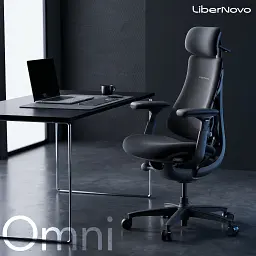 Крісло офісне LiberNovo Omni Midnight Black 48 см (CP-GW-0000015-00-01) - мініатюра 7
