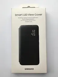 Оригінальний чохол-книжка Smart LED View Cover для Samsung Galaxy S22 Чорний (EF-NS901PBEGRU) - мініатюра 6