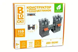 Будівельний набір для творчості з міні-цеглинок BLOCKY "Дві вежі" 31021 STRATEG