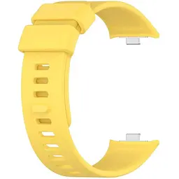Силіконовий ремінець BeCover для Xiaomi Redmi Watch 4 Yellow (711506) - мініатюра 3