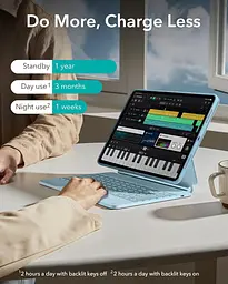 Чохол для iPad Pro 13 дюймів ESR (M5/M4, 2025/2024), чохол для iPad Pro 13 з магнітною підставкою Easy-Set, портретний/піднятий - мініатюра 7