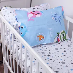 Наволочка MirSon Kids Time 17-0521 Sharks blue Бязь різнокольорова - мініатюра 2